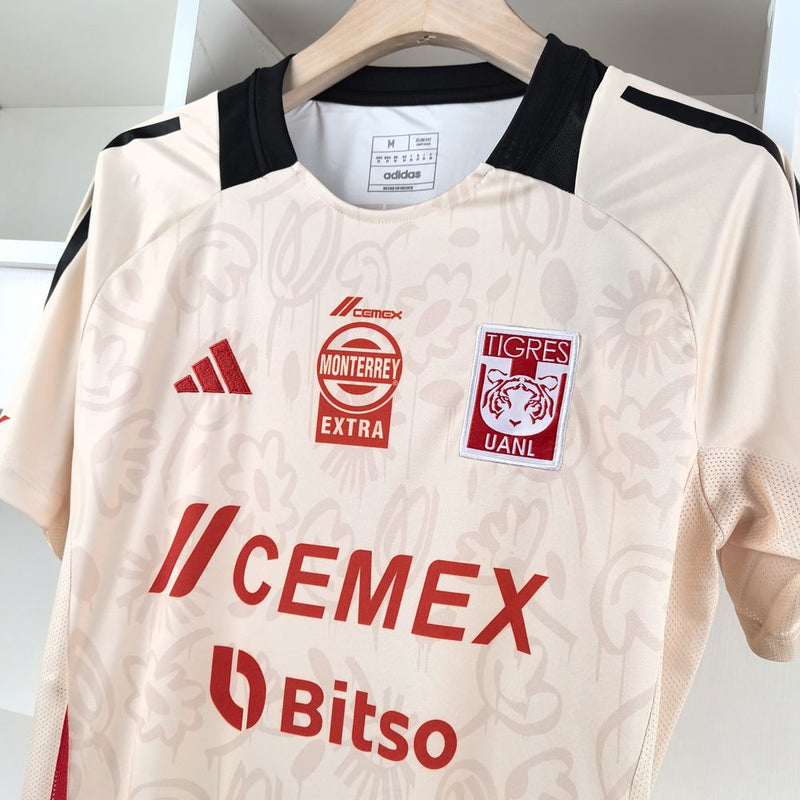 Camisa Tigres UANL 2024 Adidas - Bege