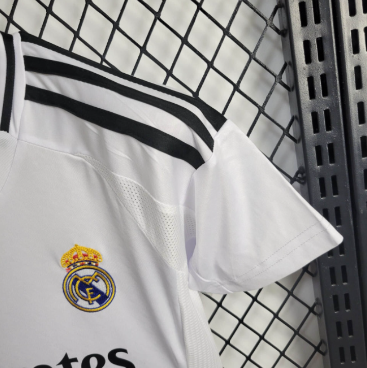 Kit Infantil Real Madrid 24/25 Adidas - Branco