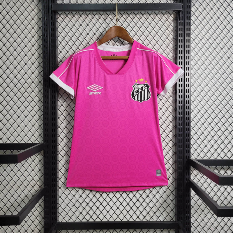 Camisa feminina Santos 23/24 Umbro - Rosa