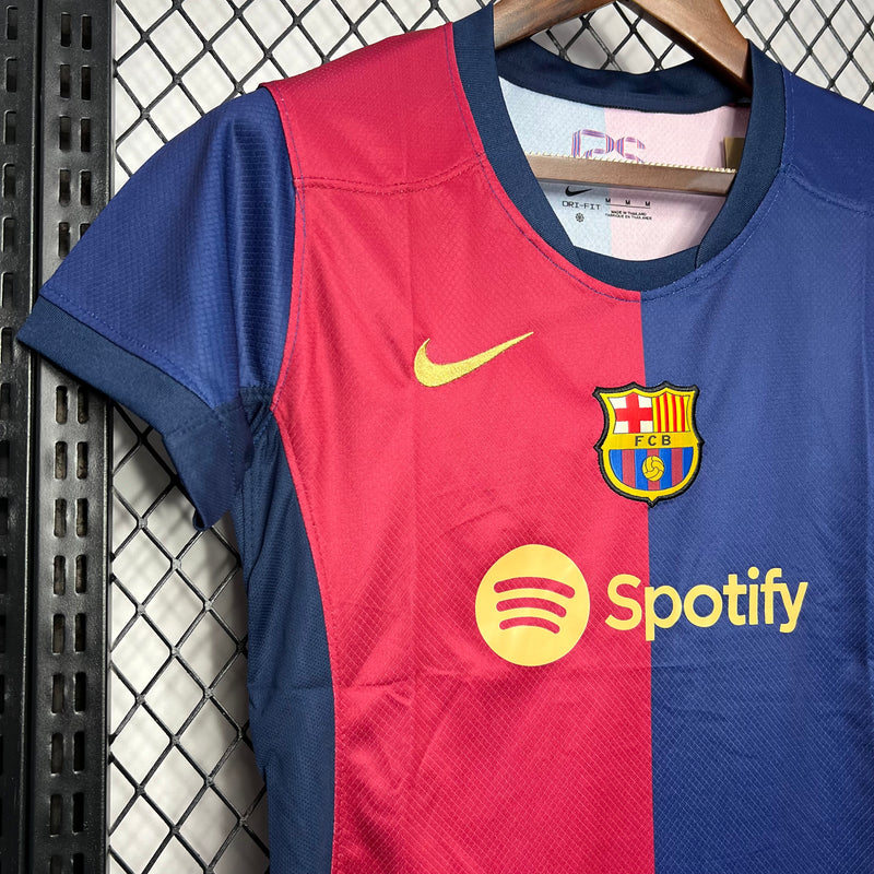 Camisa Feminina Barcelona 24/25 Nike - Grená