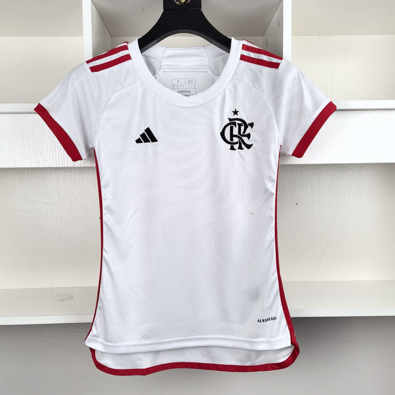 Camisa Flamengo Feminina 2024 Adidas - Branca