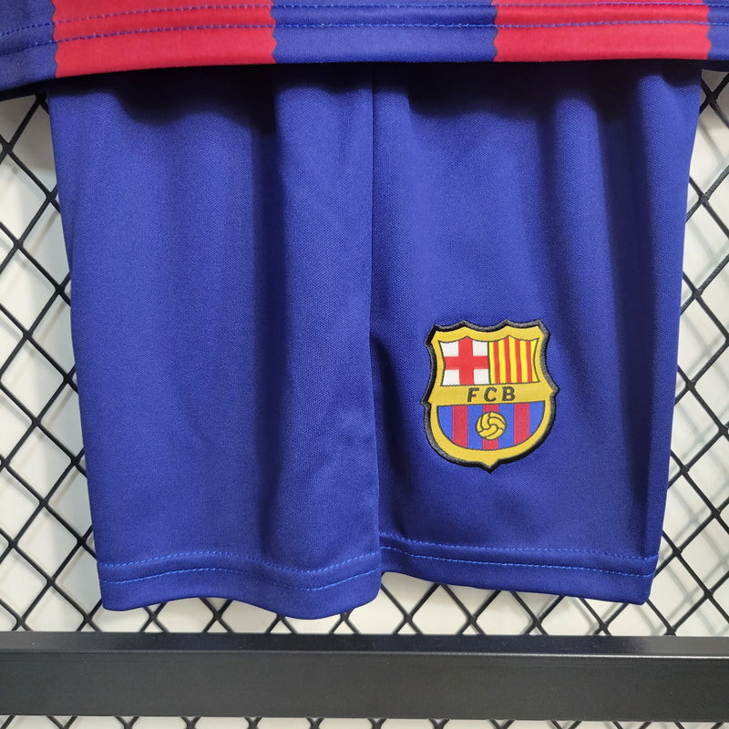 Kit Infantil Barcelona I 23/24 Nike - Grená