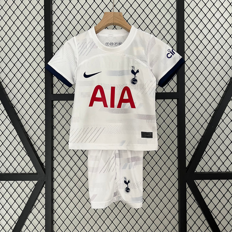 Kit Infantil Tottenham Hotspur I 23/24 Nike - Branco