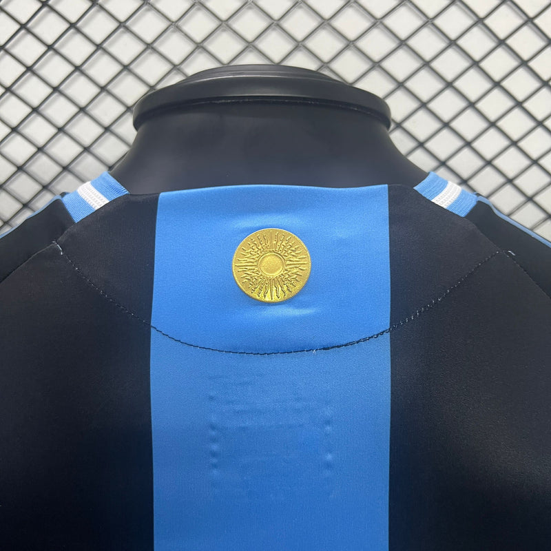 Camisa Seleção Argentina Edição Especial 2024 Adidas - Azul e preta Masculino Jogador