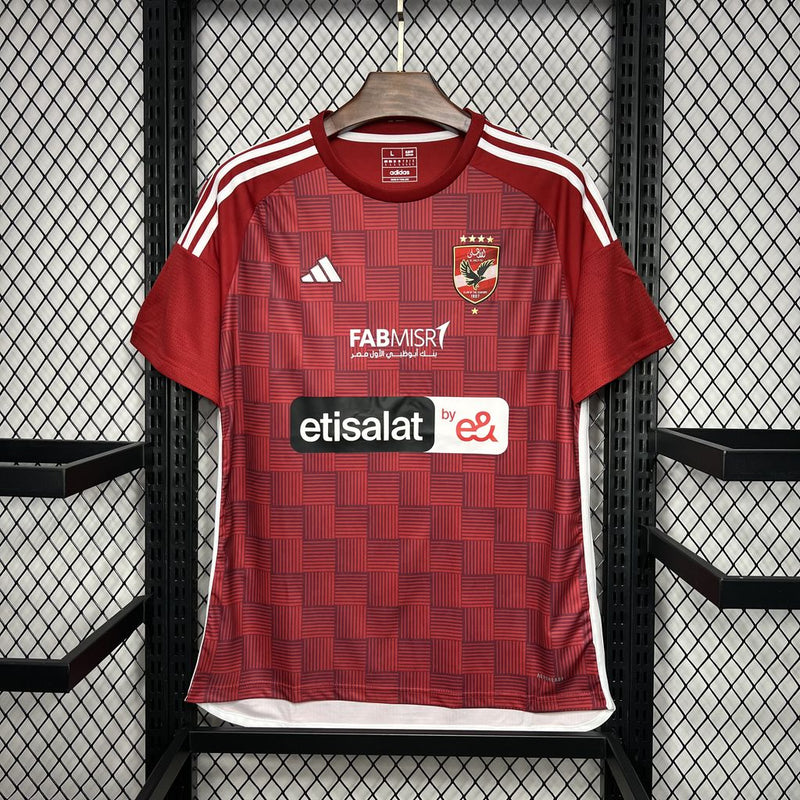 Camisa El Ahly 2024/25 Adidas - Vermelha