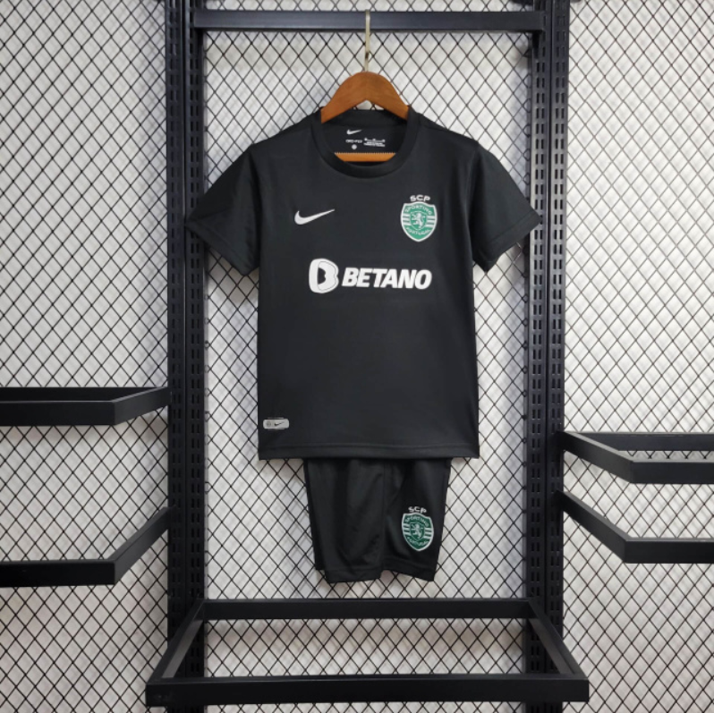 Kit Infantil Sporting 24/25 Nike - Preto