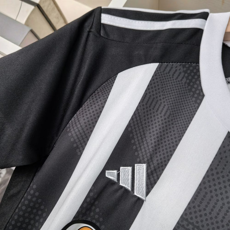 Camisa Feminina Atlético Mineiro 2024 Adidas - Preto e Branco