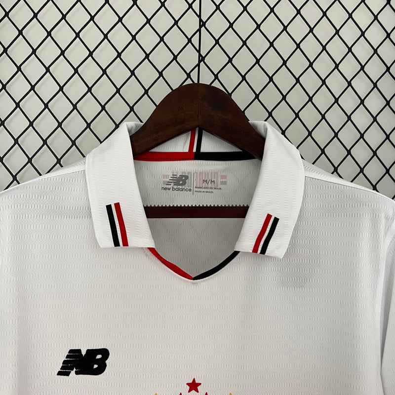 Camisa São Paulo [Com Patrocínios] 2024 New Balance - Branca