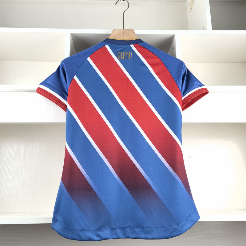 Camisa Bahia Feminina 2024 Esquadrão - Tricolor