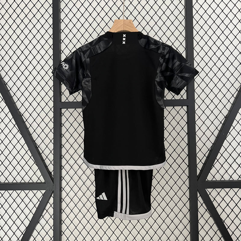 Kit Infantil Ajax III 23/24 Adidas - Preto