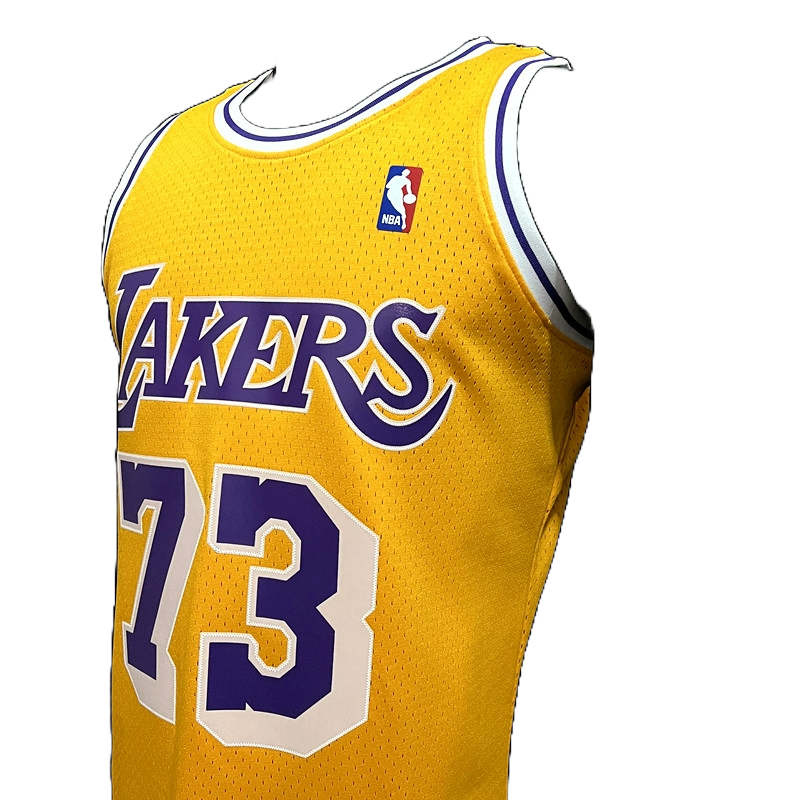 Regata Los Angeles Lakers Retrô Rodman Masculina - Amarela