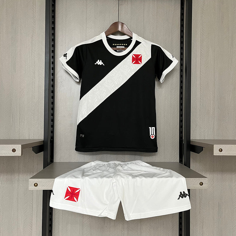 Kit Infantil Vasco da Gama 2024 Kappa - Preto