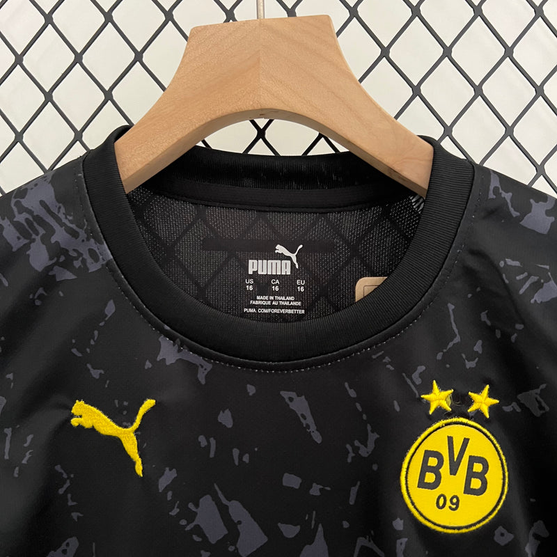 Kit Infantil Borussia Dortmund II 23/24 Puma - Preto