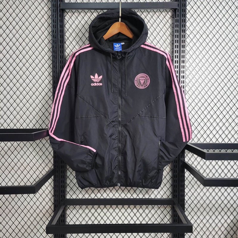 Corta-vento Inter Miami 23/24 Adidas - Preto