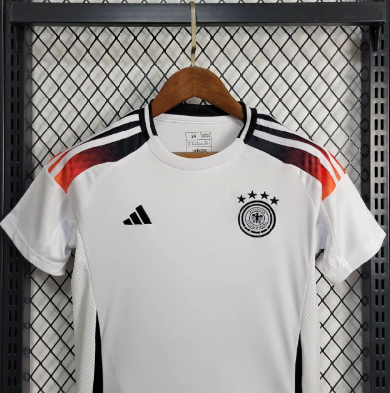 Kit Infantil Seleção Alemanha 2024 Adidas - Branca