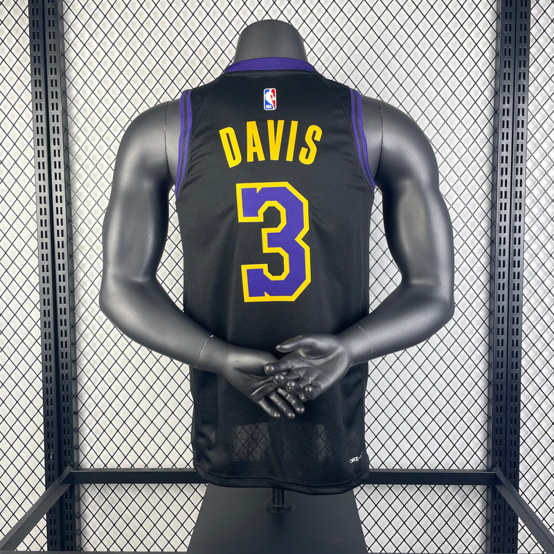 Regata Los Angeles Lakers City 2024 Masculina - Preto