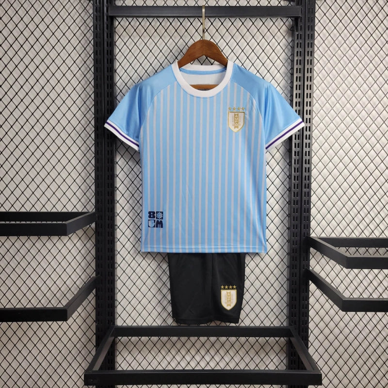 Kit Infantil Seleção Uruguai 2024 - Azul