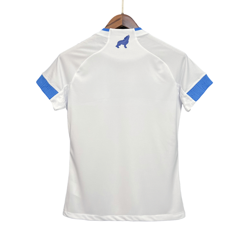 Camisa Feminina Paysandu 2024 Lobo - Branca