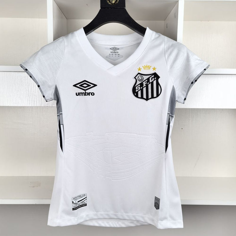 Camisa Santos Feminina 2024 Umbro - Branca