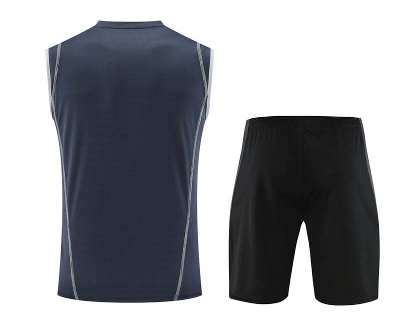 Kit Treino Inter Miami 2023/24 Adidas - Cinza