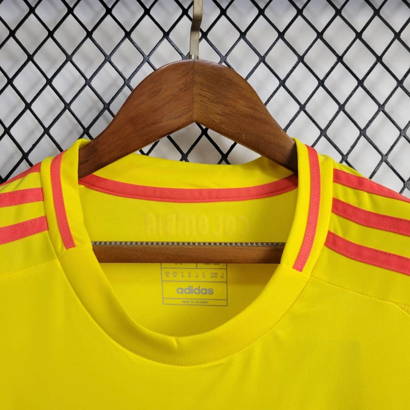 Camisa Seleção Colômbia Feminina 2024 Adidas - Amarela