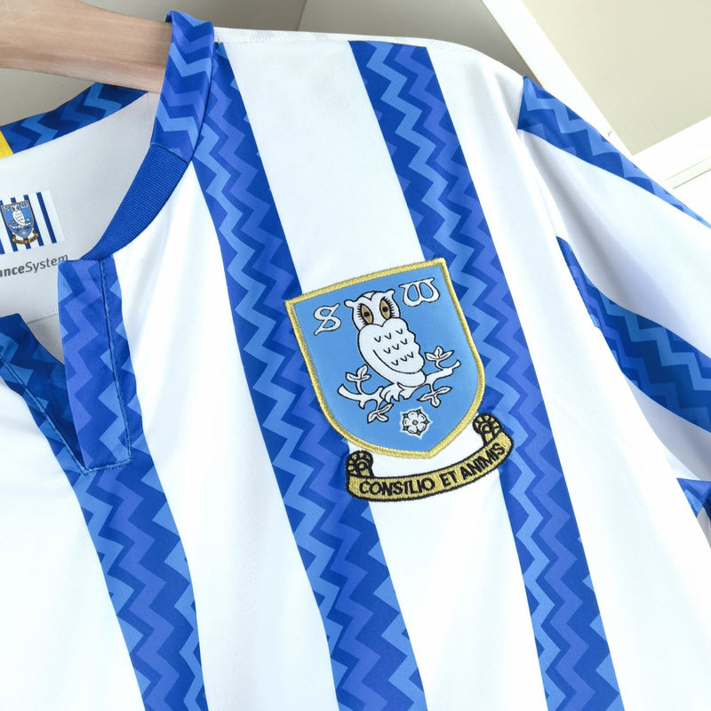 Camisa Sheffield Wednesday 24/25 Lotto - Branca e Azul