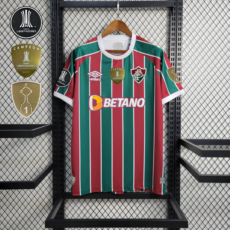 Camisa Fluminense I 23/24 Umbro - Vinho e Verde