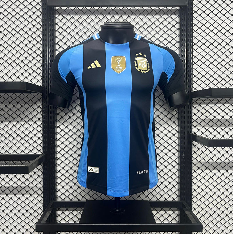 Camisa Seleção Argentina Edição Especial 2024 Adidas - Azul e preta Masculino Jogador