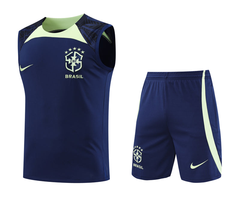 Kit Treino Brasil 2023 Nike - Azul