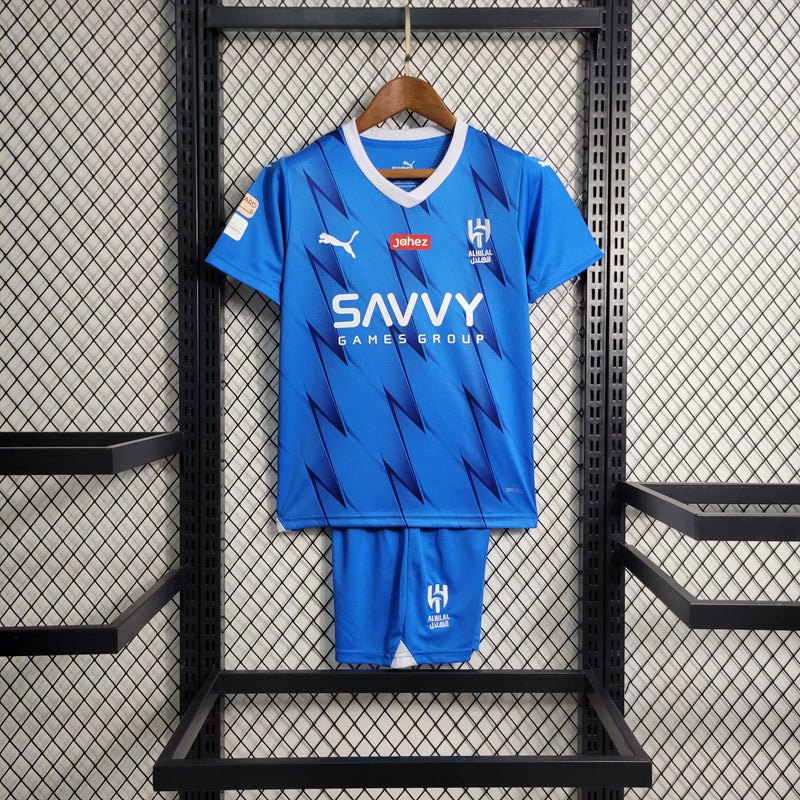 Kit Infantil Al Hilal I 23/24 Puma - Azul