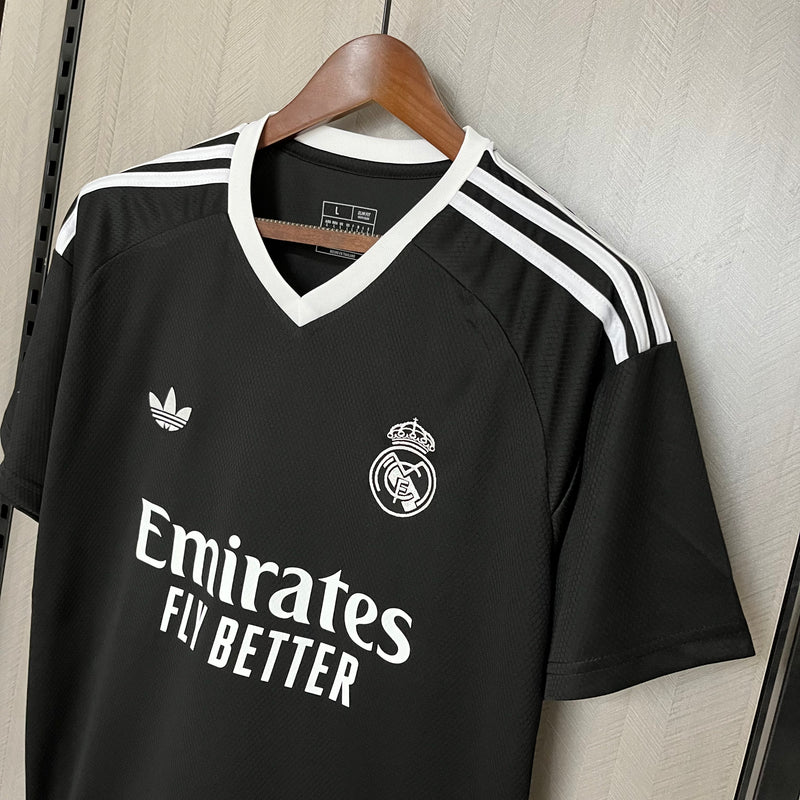 Camisa Real Madri 24/25 Adidas - Preta