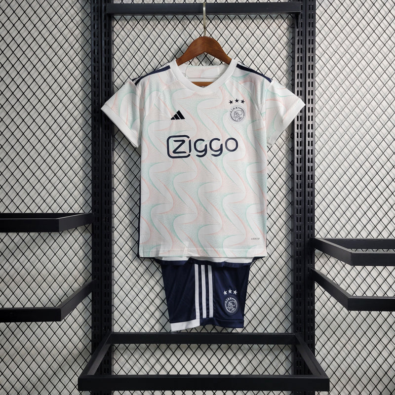 Kit Infantil Ajax II 23/24 Adidas - Branco