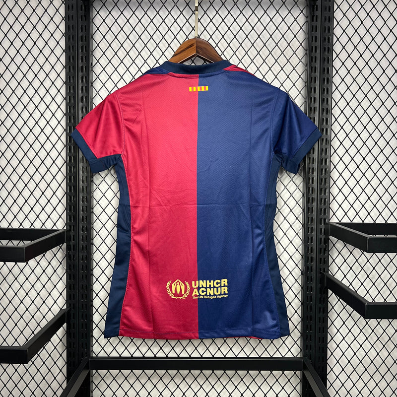 Camisa Feminina Barcelona 24/25 Nike - Grená