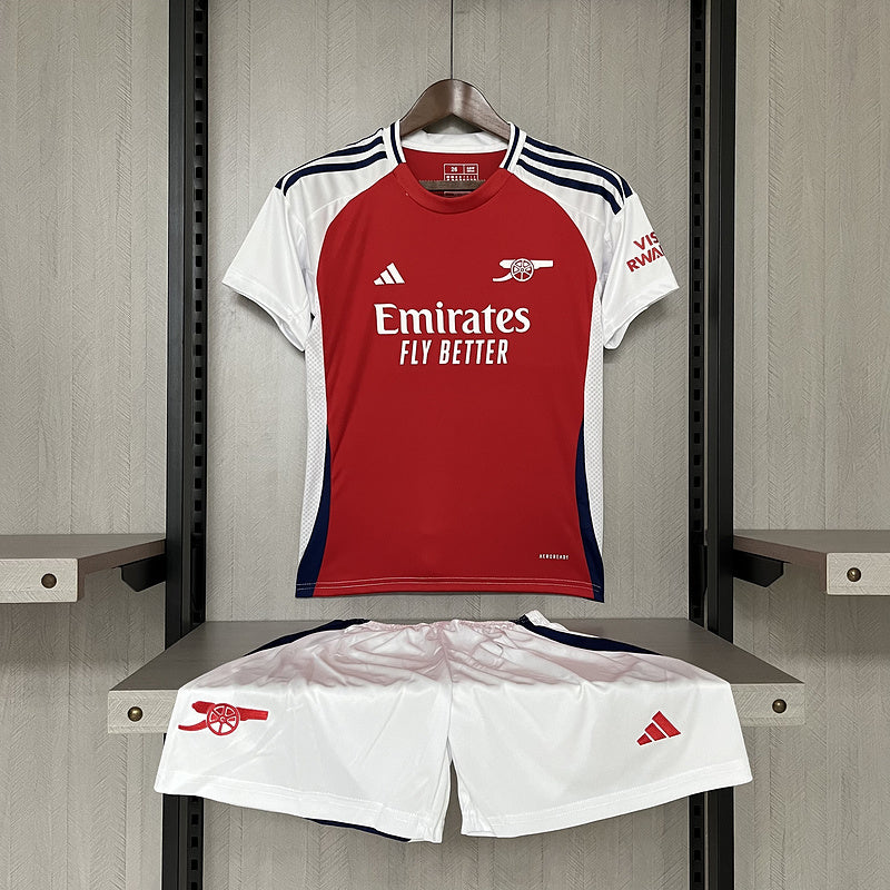 Kit Infantil Arsenal 24/25 Adidas - Vermelho