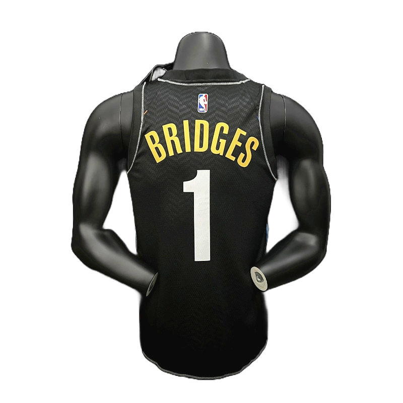 Regata Brooklyn Nets City 2023 Masculina - Preto