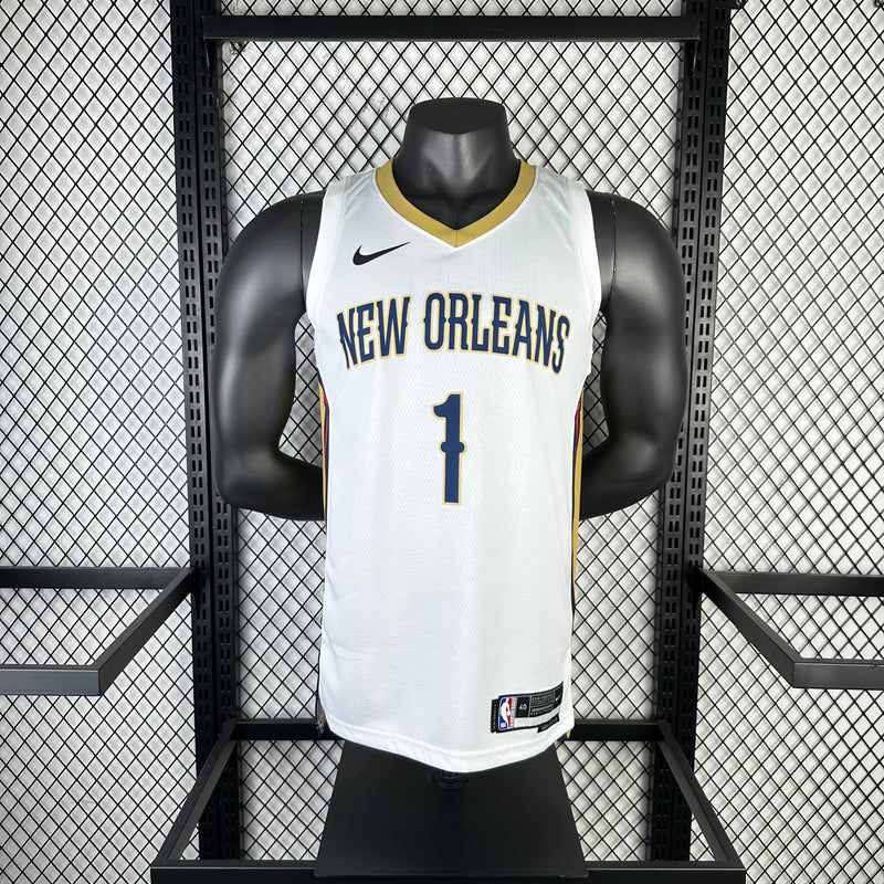 Regata New Orleans Pelicans Masculina - Branca