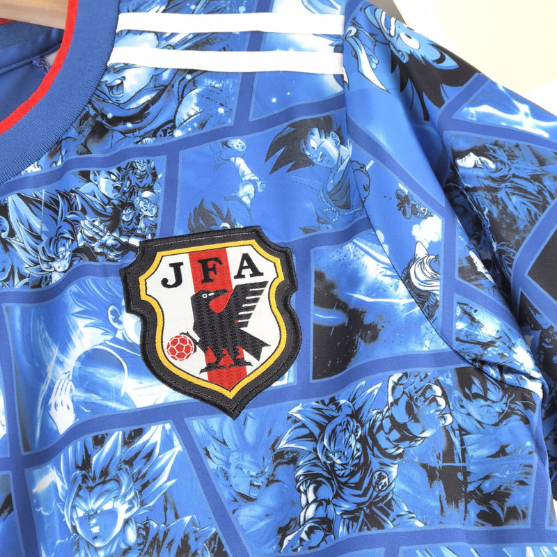 Camisa Seleção Japão Edição Especial Dragon Ball 2024 Adidas