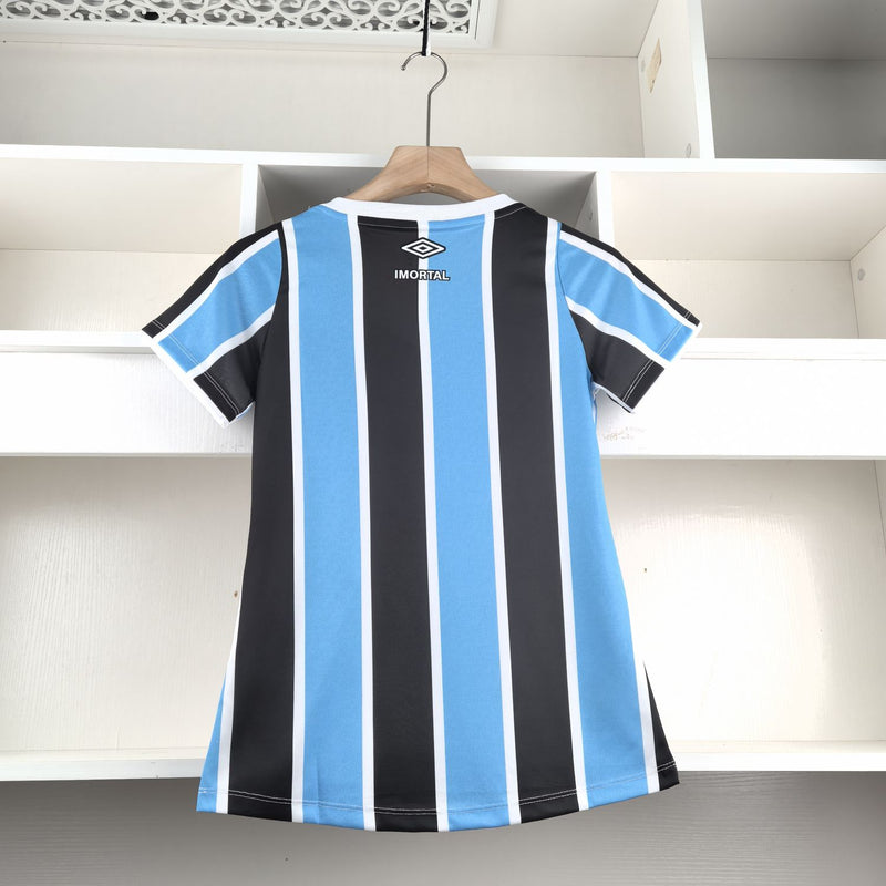 Camisa Grêmio Feminina 2024 Umbro - Azul e Preta