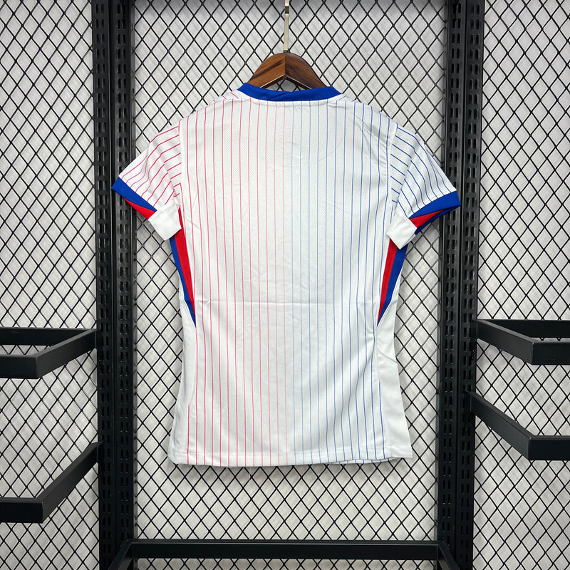 Camisa Seleção França Feminina 2024 Nike - Branca