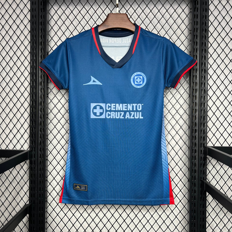 Camisa Cruz Azul Feminina 2024 Adidas - Azul