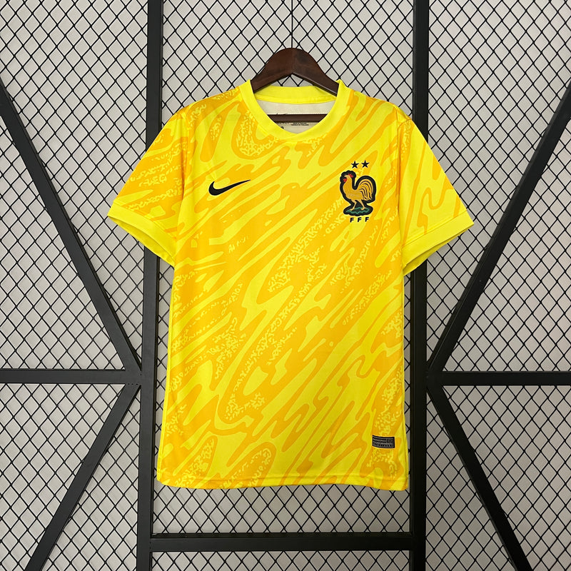 Camisa Seleção França Goleiro 2024 Nike - Amarela