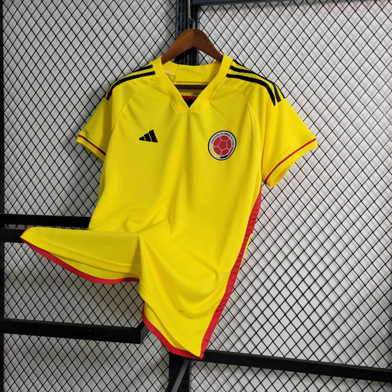 Camisa Seleção Colômbia I 23/24 Adidas - Amarela