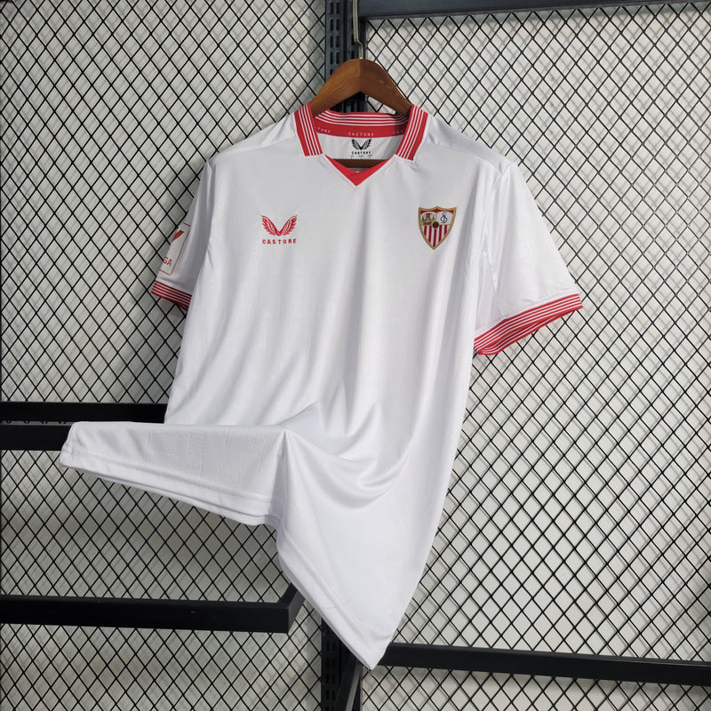 Camisa Sevilla I 23/24 Castore - Branco