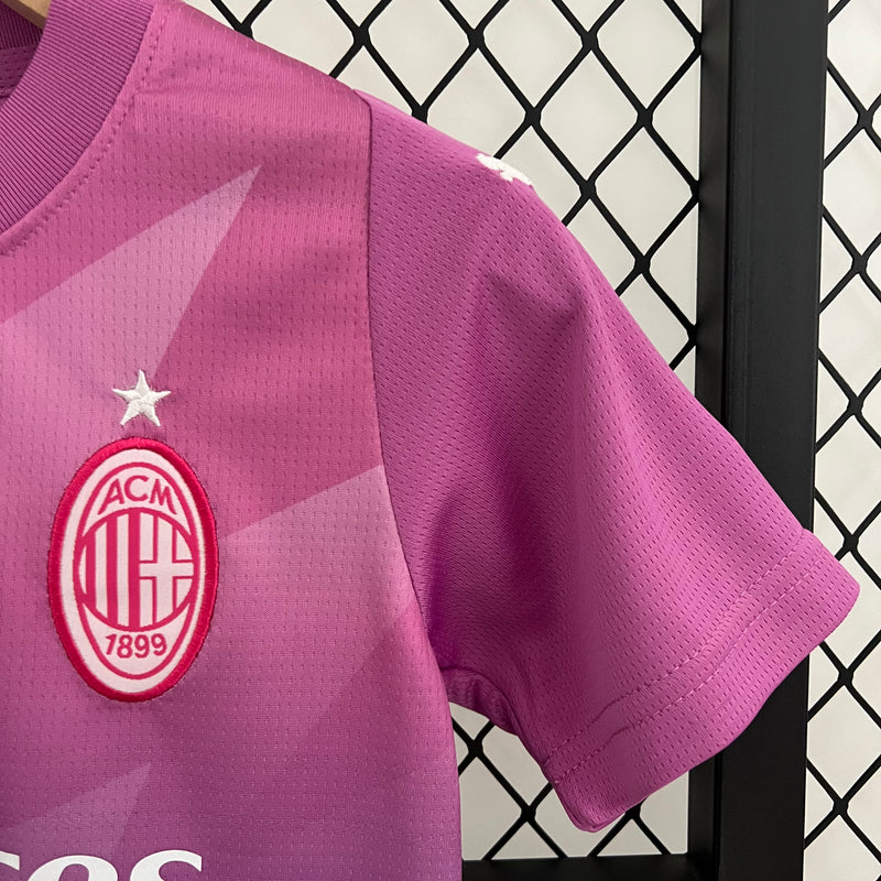 Kit Infantil Milan III 23/24 Puma - Rosa e Azul