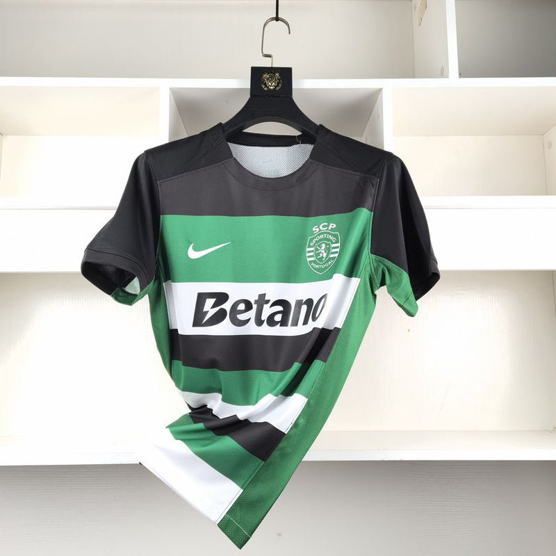 Camisa Sporting CP 24/25 Nike -  Verde e Preta