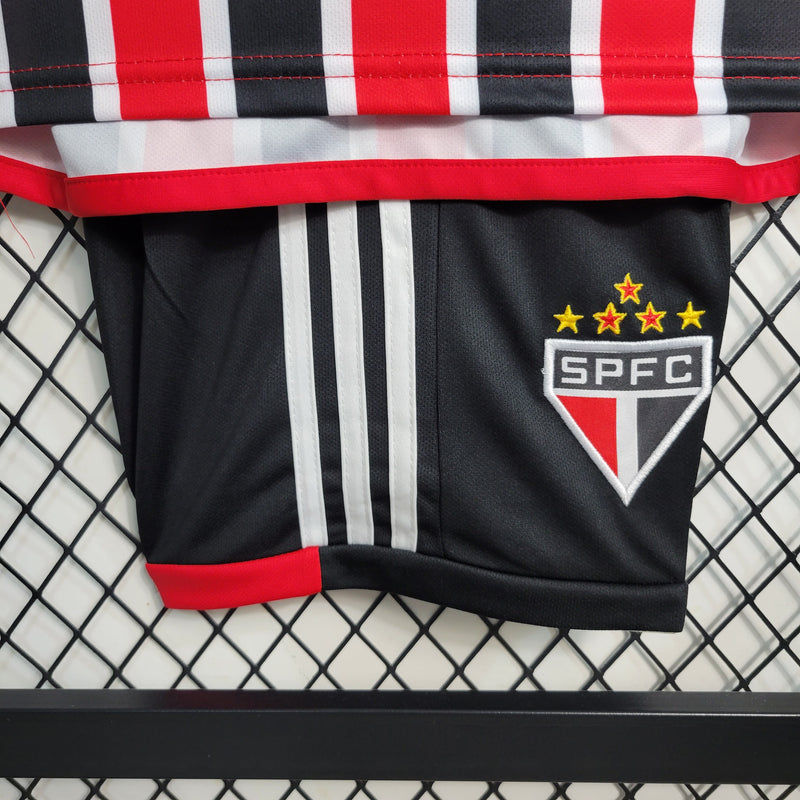 Kit Infantil São Paulo II 23/24 Adidas - Tricolor