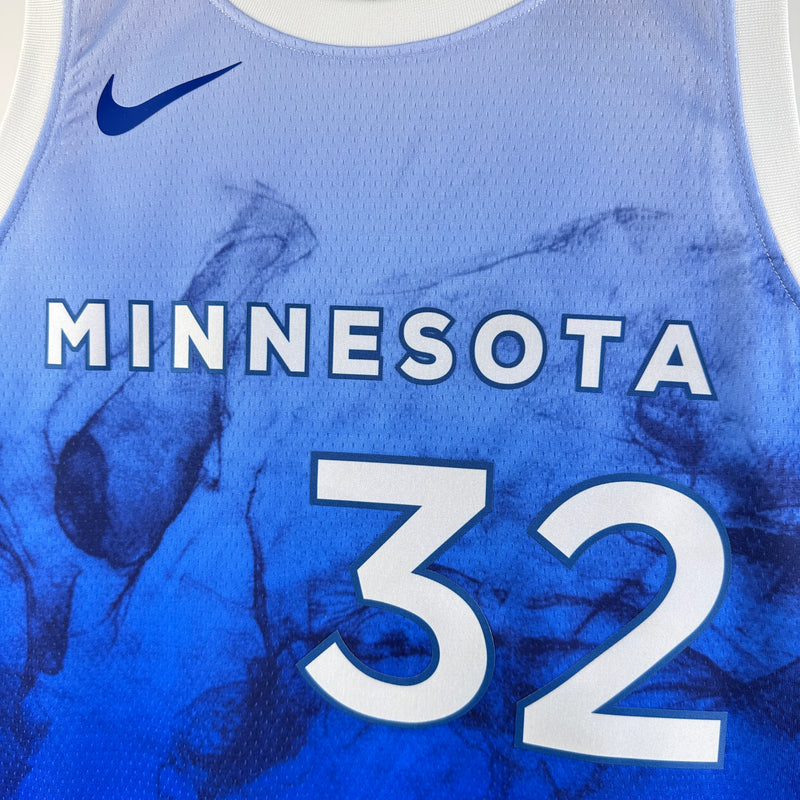 Regata Minnesota Timberwolves Masculina 2024 - Azul