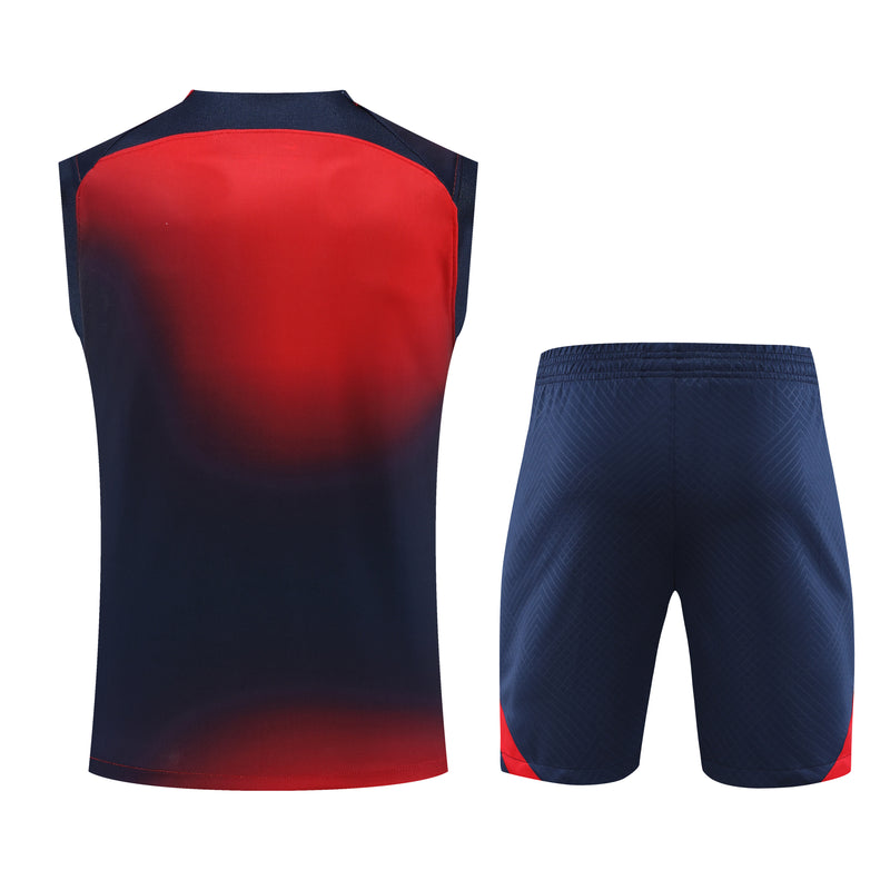 Kit Treino PSG 2023/24 Nike - Azul