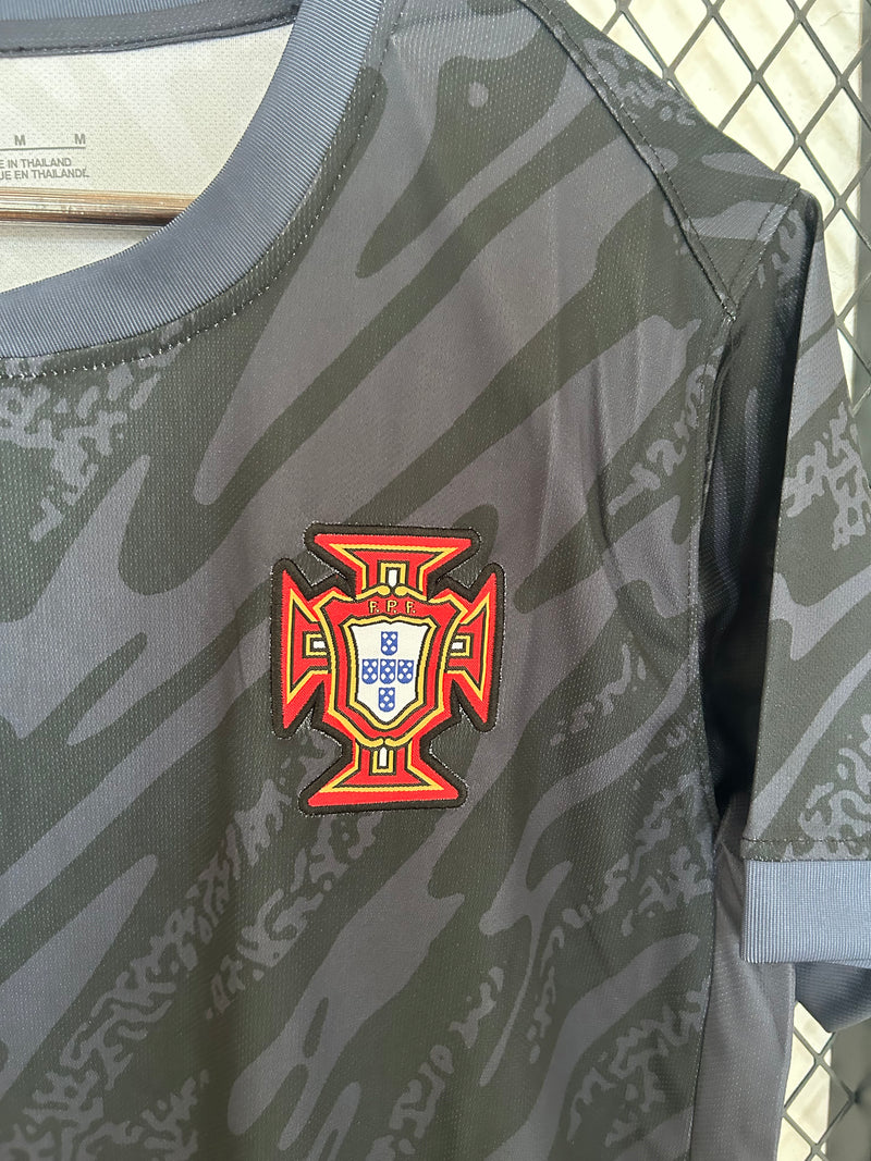 Camisa Seleção Portugal Goleiro 2024 Nike - Preto