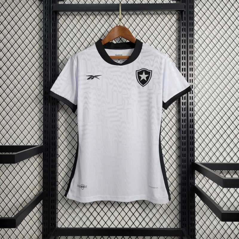 Camisa Feminina Botafogo II 23/24 Rebook - Branco e Preto